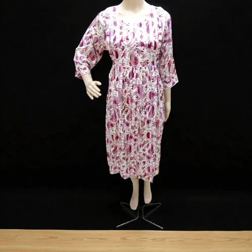 Feeding kurthis anarkali-A01134